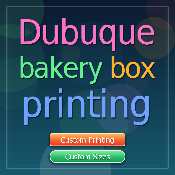 Dubuque bakery box printing
