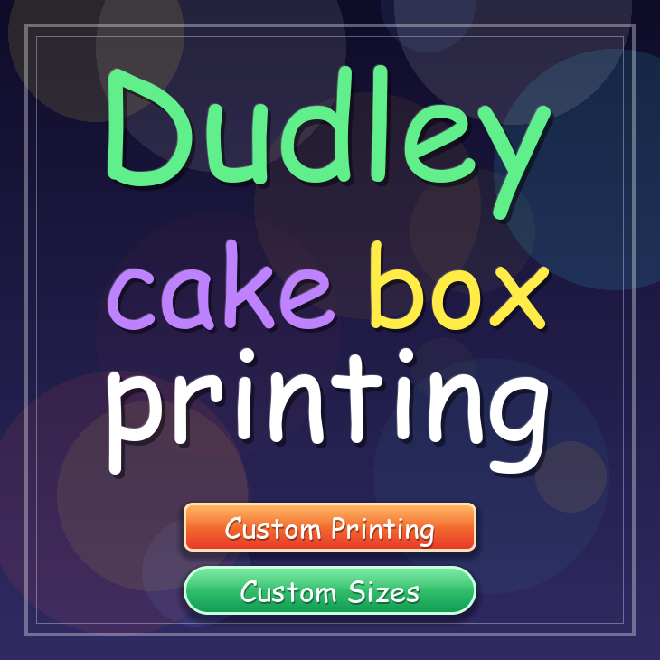 Dudley cake box printing