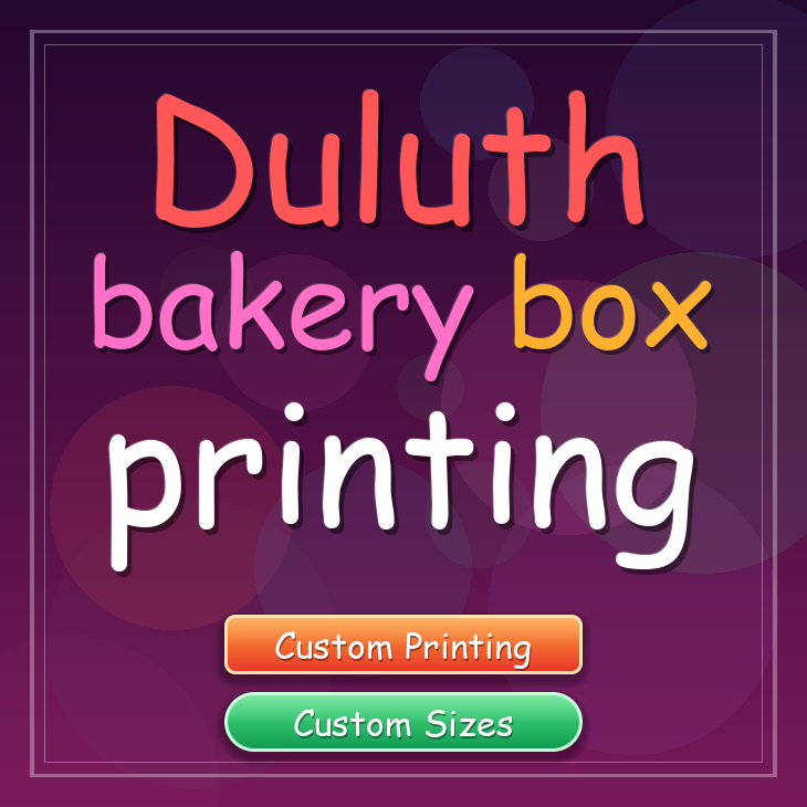 Duluth bakery box printing