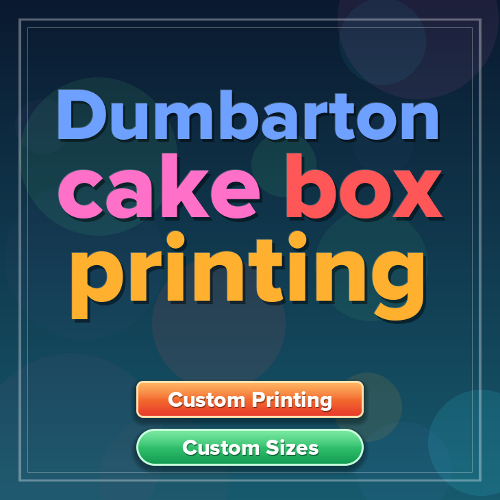 Dumbarton cake box printing