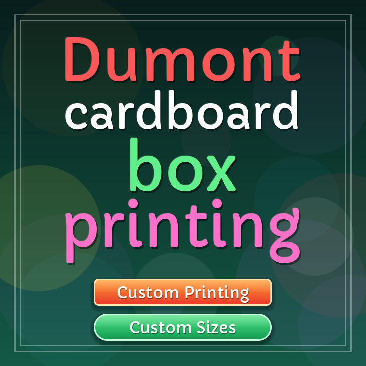 Dumont cardboard box printing