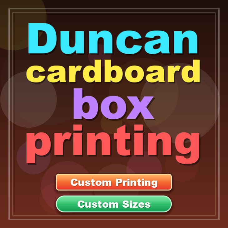 Duncan cardboard box printing
