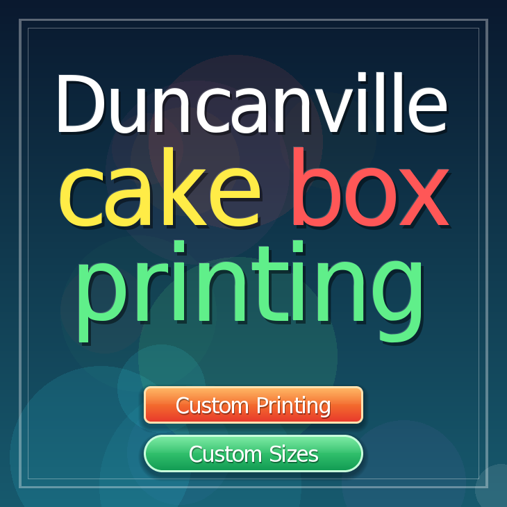 Duncanville cake box printing
