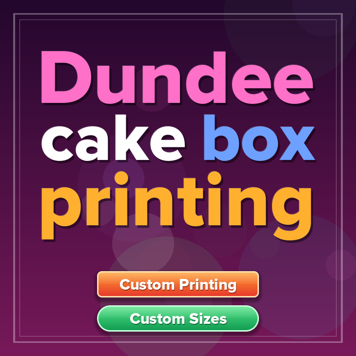 Dundee cake box printing