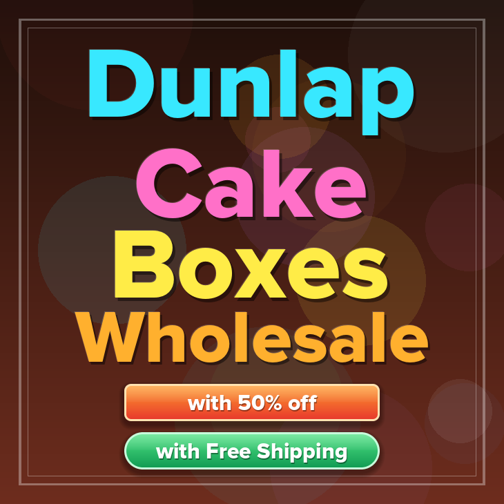 Dunlap cake boxes