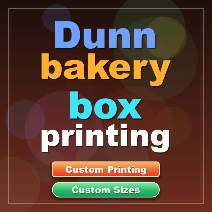 Dunn bakery box printing