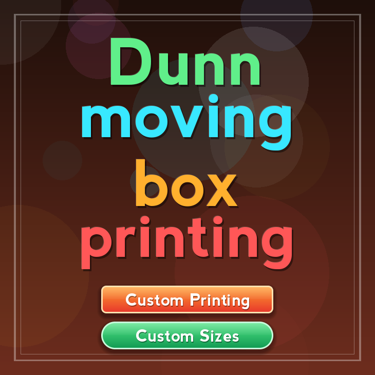 Dunn moving box printing