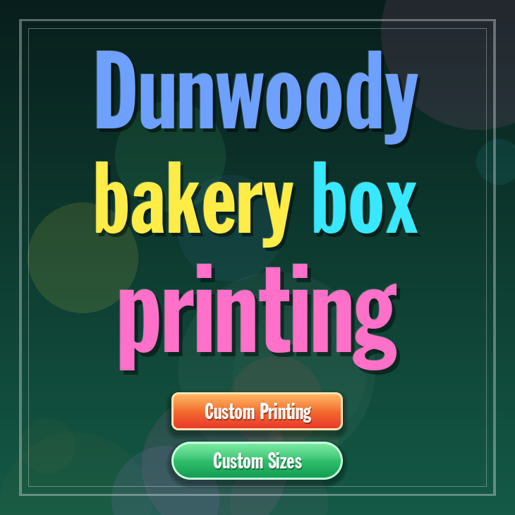 Dunwoody bakery box printing