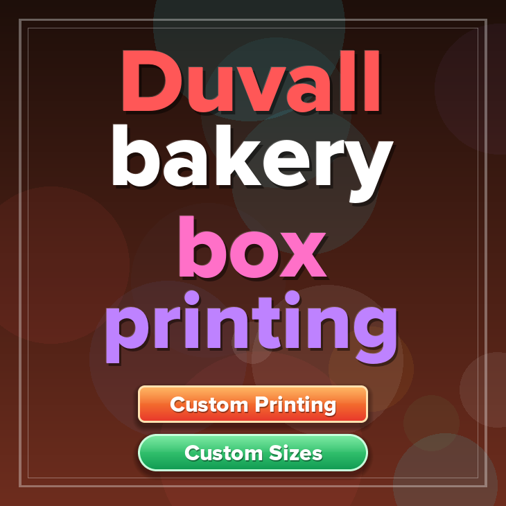 Duvall bakery box printing