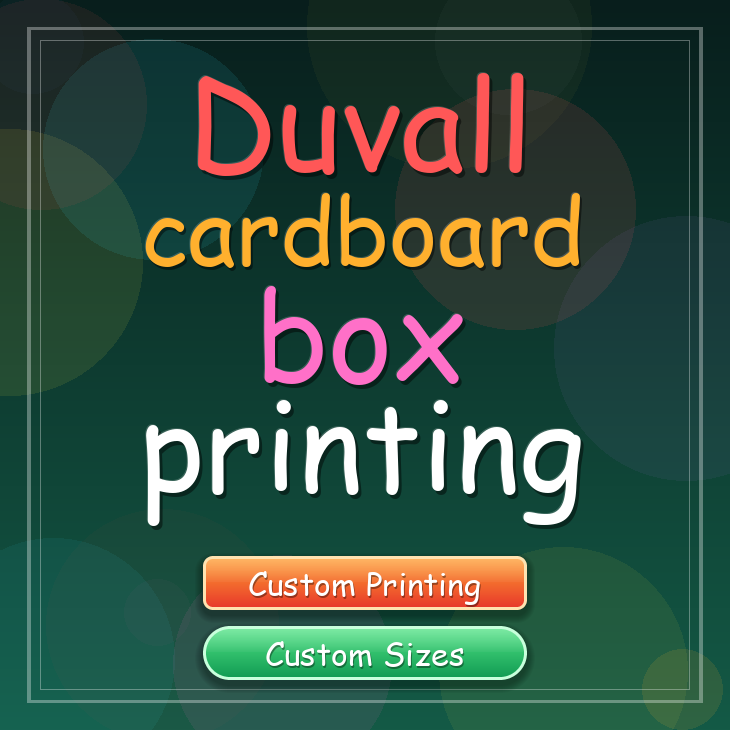 Duvall cardboard box printing