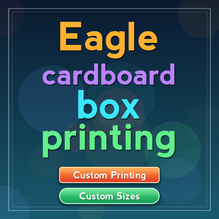 Eagle cardboard box printing