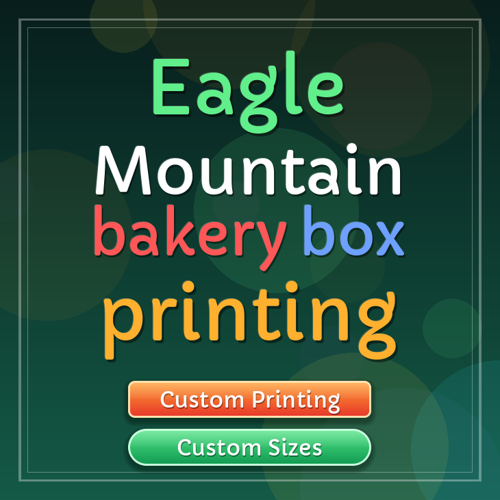 Eagle Mountain bakery box printing
