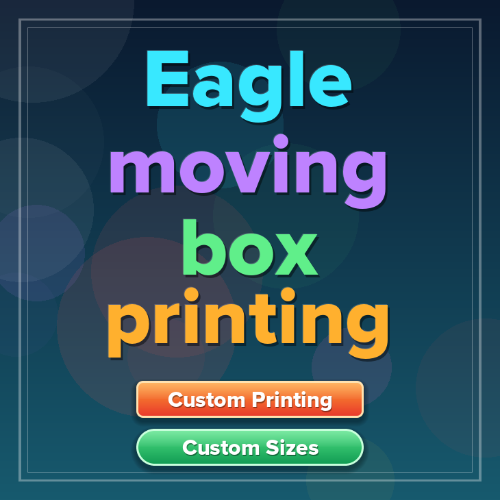 Eagle moving box printing