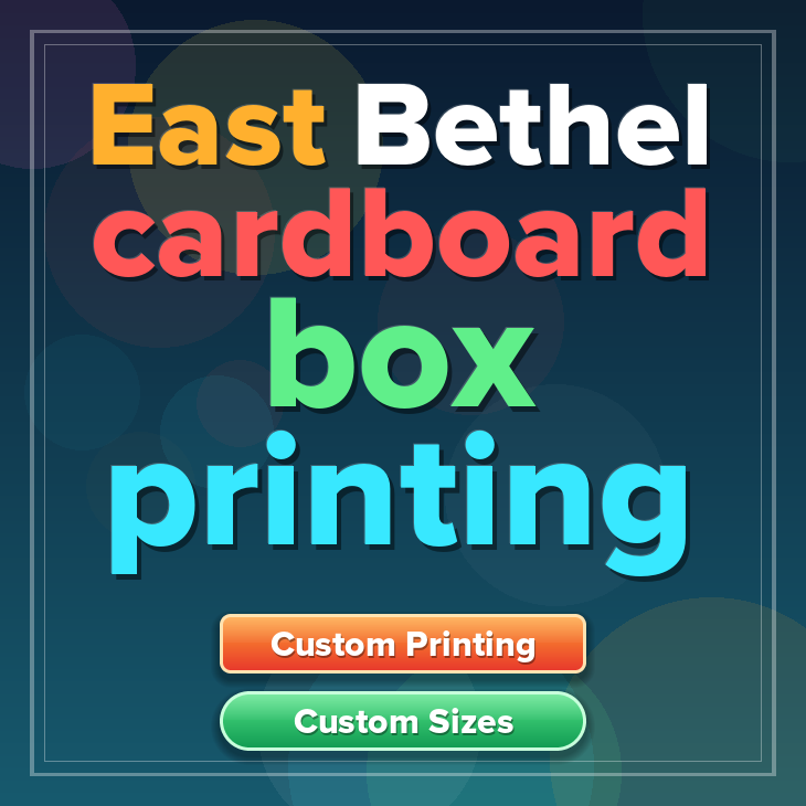 East Bethel cardboard box printing