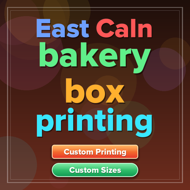 East Caln bakery box printing