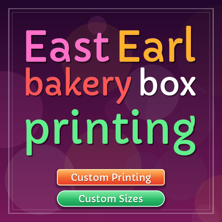 East Earl bakery box printing