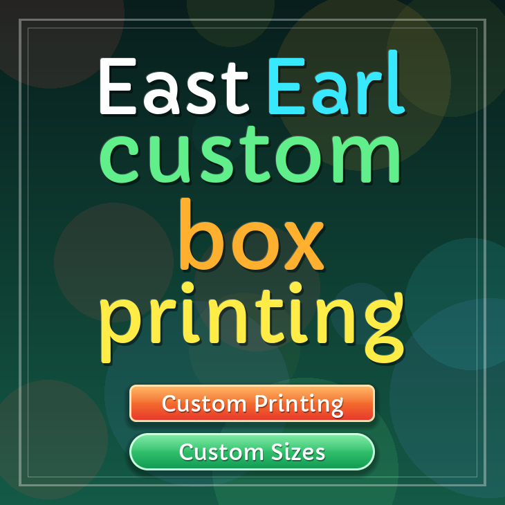 East Earl custom box printing