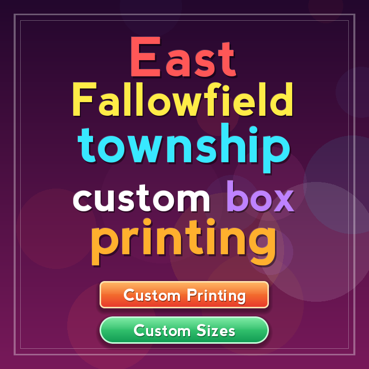 East Fallowfield township custom box printing