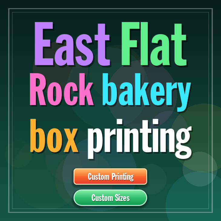 East Flat Rock bakery box printing
