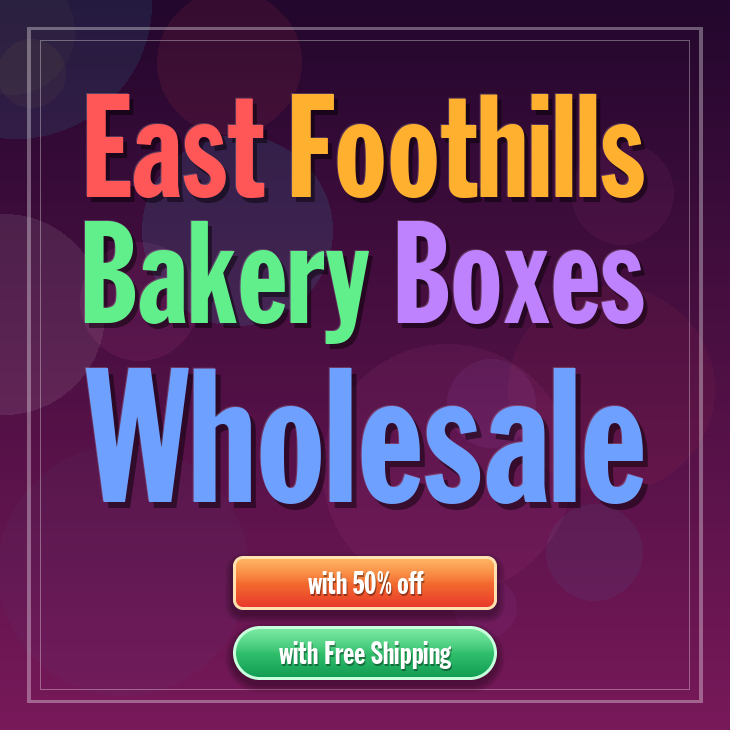 East Foothills bakery boxes