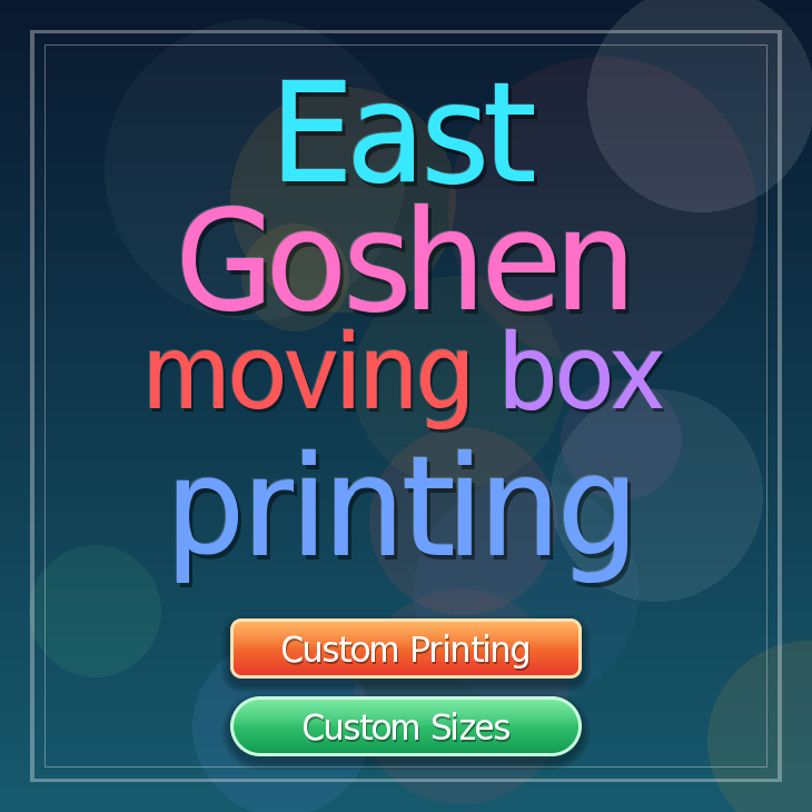 East Goshen moving box printing