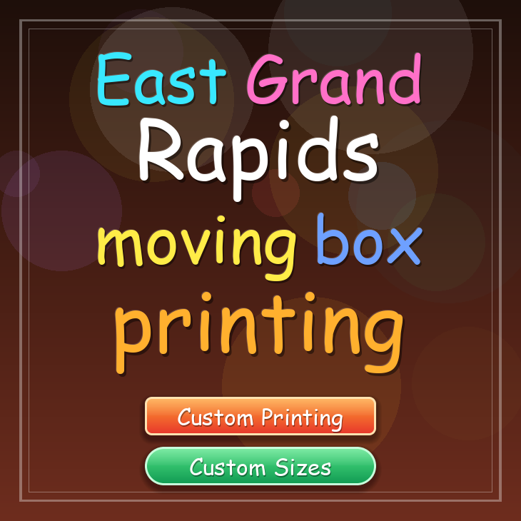 East Grand Rapids moving box printing