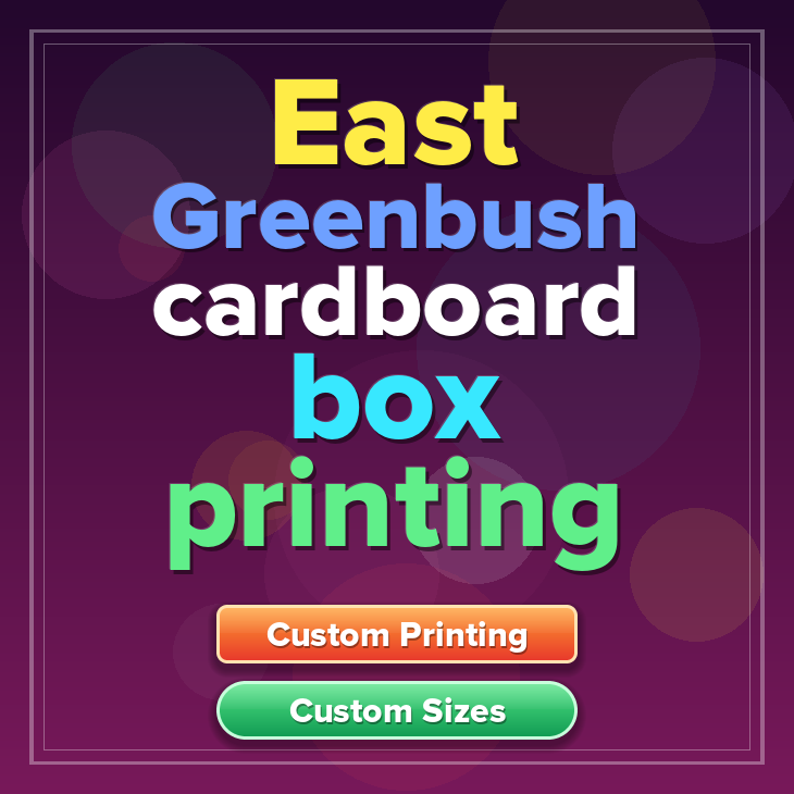 East Greenbush cardboard box printing