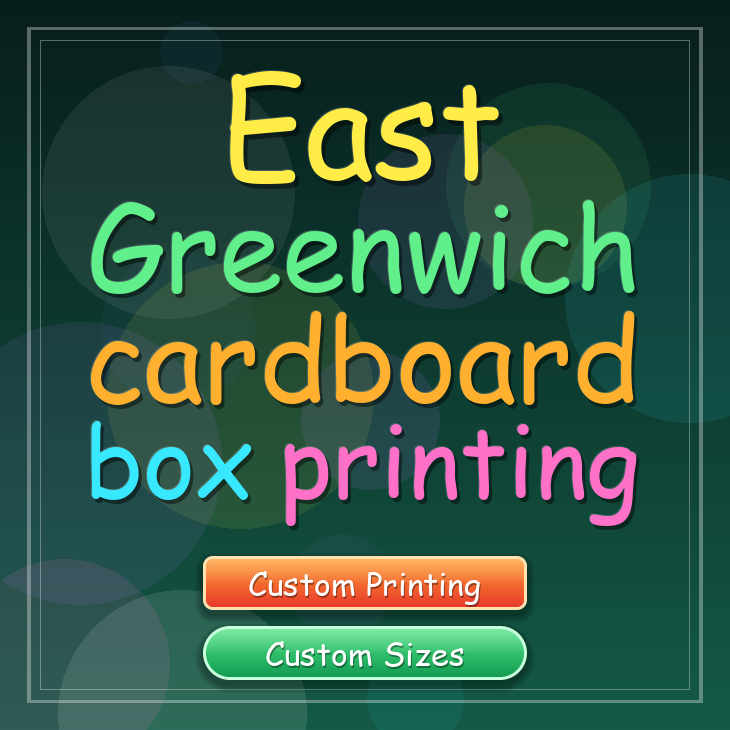 East Greenwich cardboard box printing