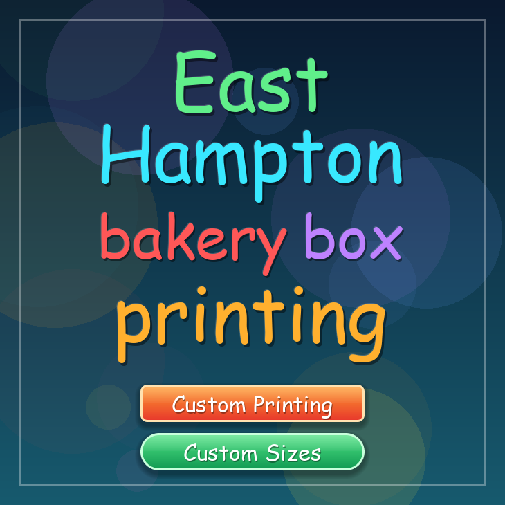 East Hampton bakery box printing