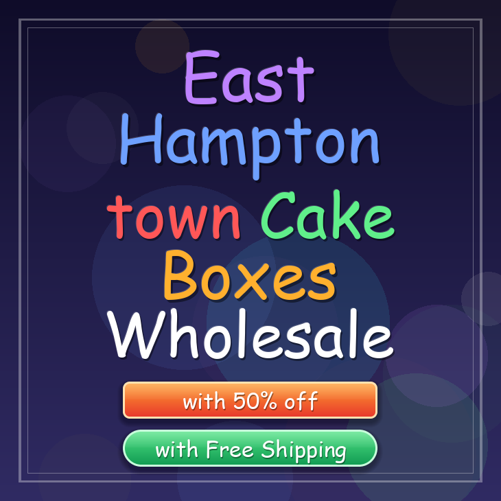 East Hampton Town cake boxes