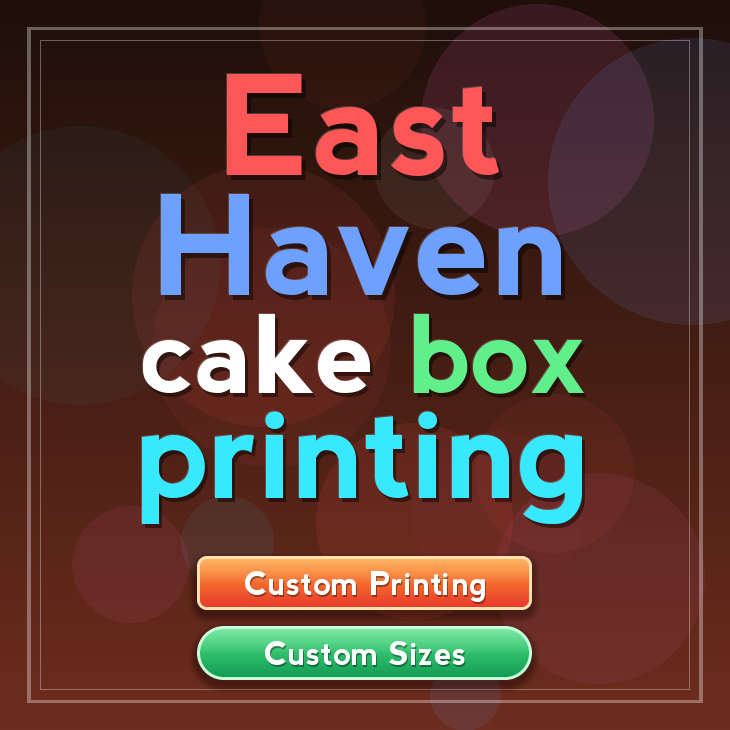 East Haven cake box printing