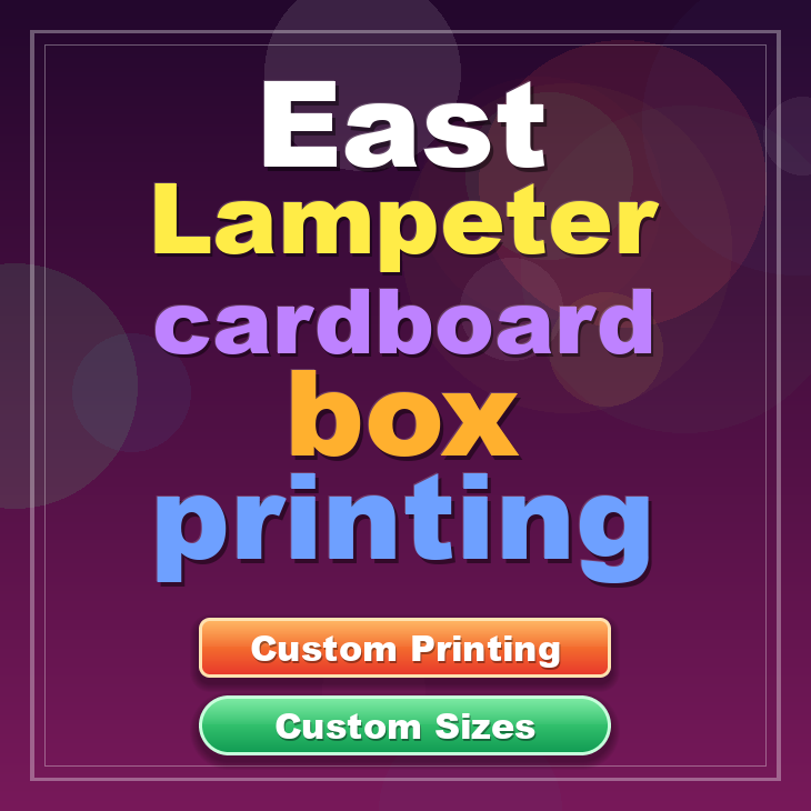 East Lampeter cardboard box printing