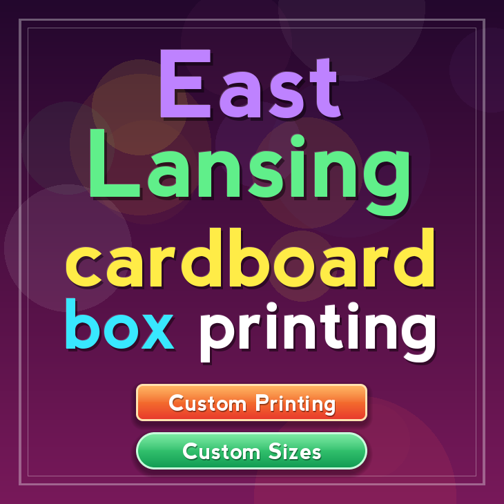 East Lansing cardboard box printing