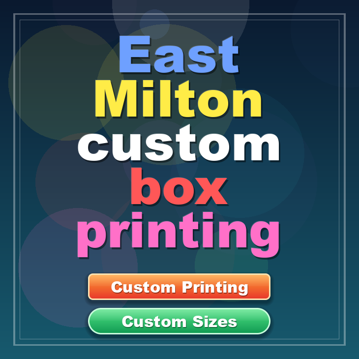 East Milton custom box printing