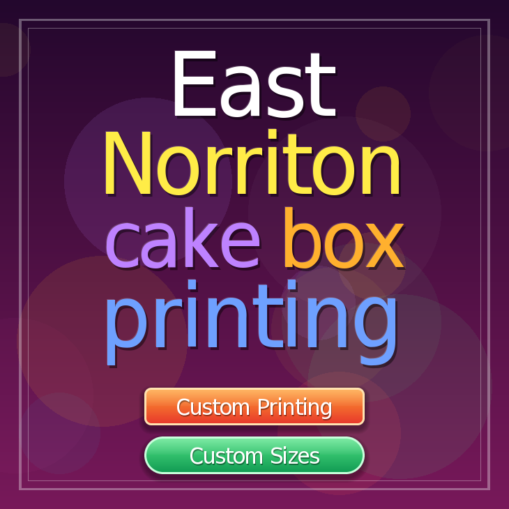 East Norriton cake box printing