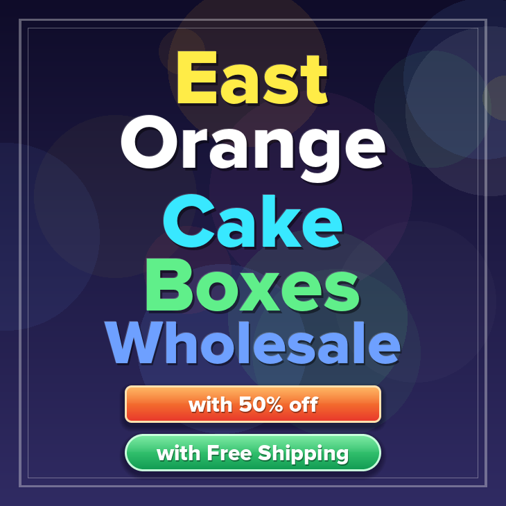 East Orange cake boxes