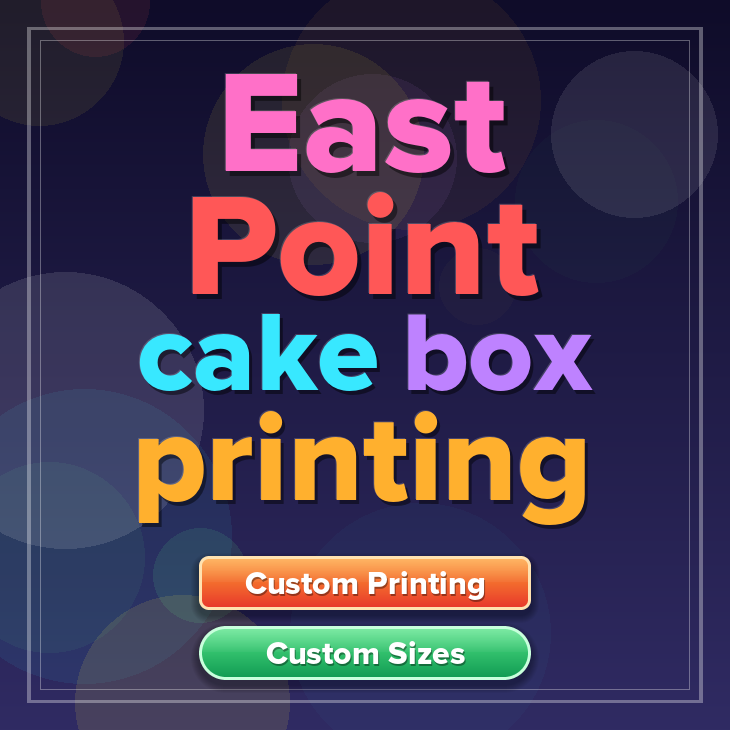 East Point cake box printing