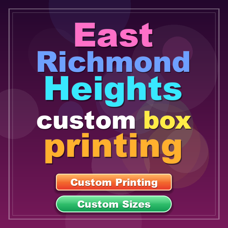 East Richmond Heights custom box printing