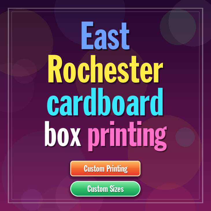 East Rochester cardboard box printing