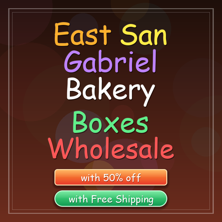 East San Gabriel bakery boxes