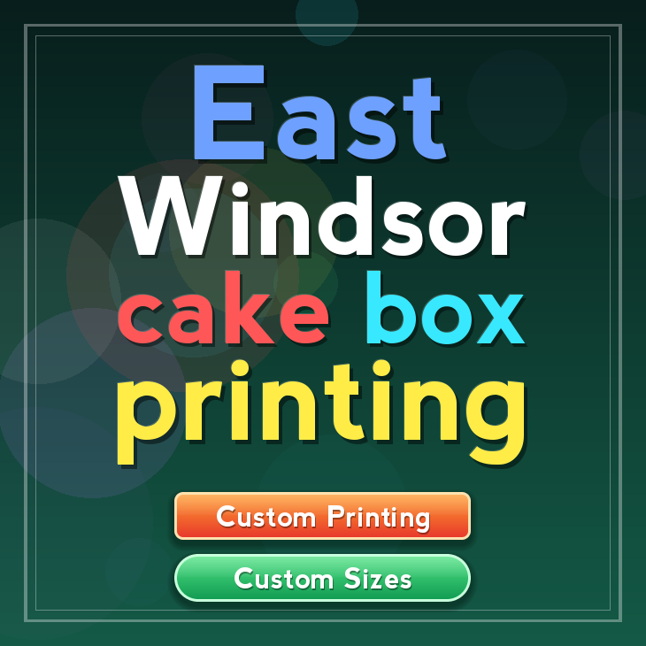 East Windsor cake box printing