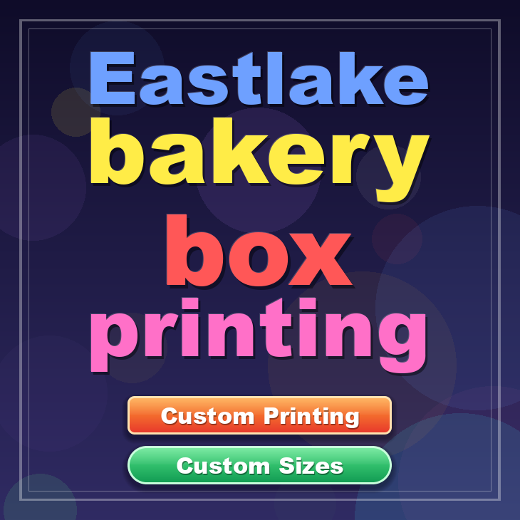 Eastlake bakery box printing