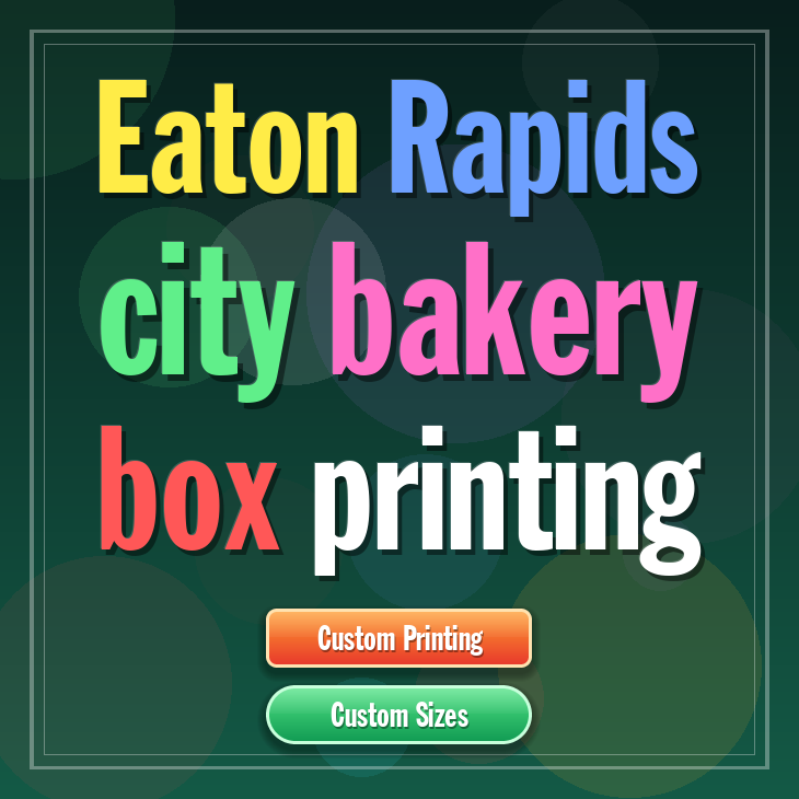 Eaton Rapids City bakery box printing