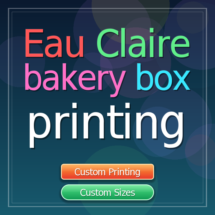 Eau Claire bakery box printing