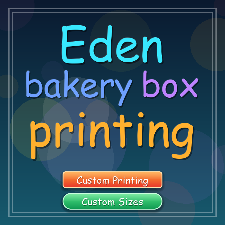 Eden bakery box printing