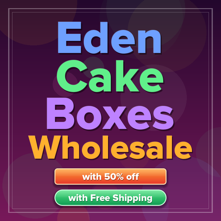 Eden cake boxes