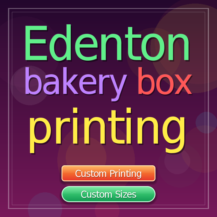 Edenton bakery box printing