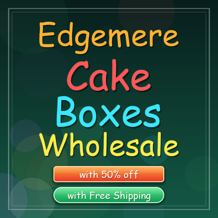 Edgemere cake boxes