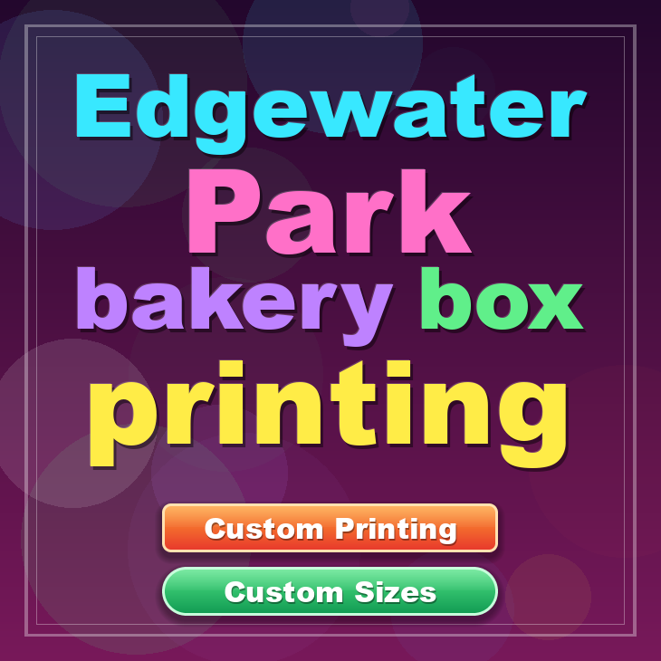 Edgewater Park bakery box printing