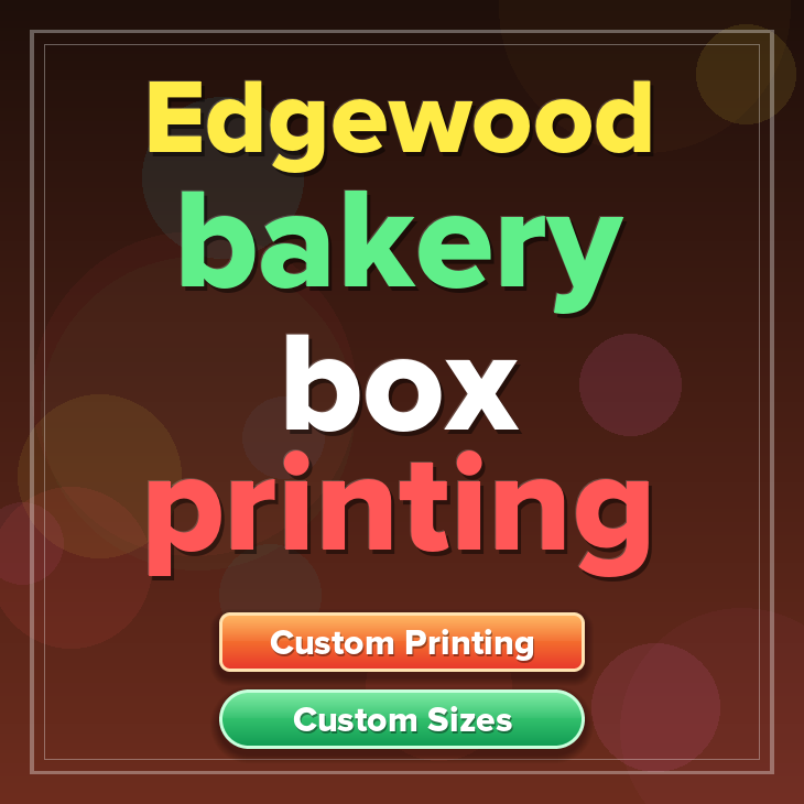 Edgewood bakery box printing